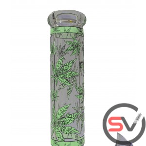 LEAF 420 DESIGN GLASS BEAKER 14inch (GLOW IN DARK)